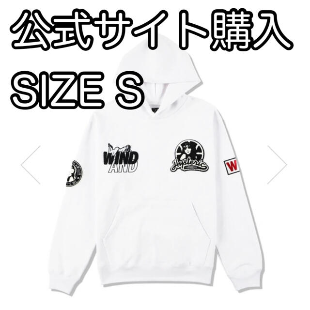 HYSTERIC GLAMOUR x WDS HOODIE Wind andWHITESIZE