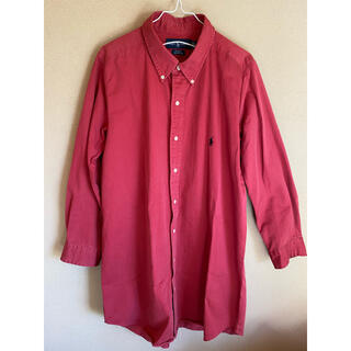 ポロラルフローレン(POLO RALPH LAUREN)のpolo RalphLauren コットンシャツ XL 赤(シャツ)