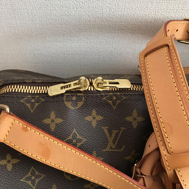 美品★LOUIS VUITTON キーポル・バンドリエール50 ショルダー付き