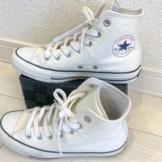 コンバース(CONVERSE)のめめ様専用!!   Converse 白 23.5cm ハイカット(スニーカー)