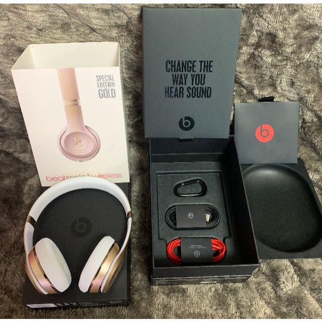 【美品】Beats SOLO3 WIRELESS ゴールド