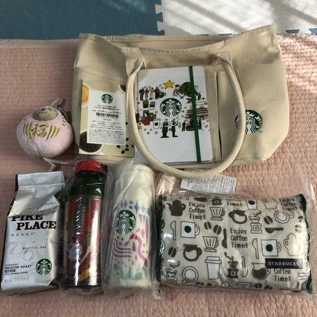 Starbucks Coffee(スターバックスコーヒー)のスターバックス　福袋　2021 8点セット レディースのバッグ(トートバッグ)の商品写真