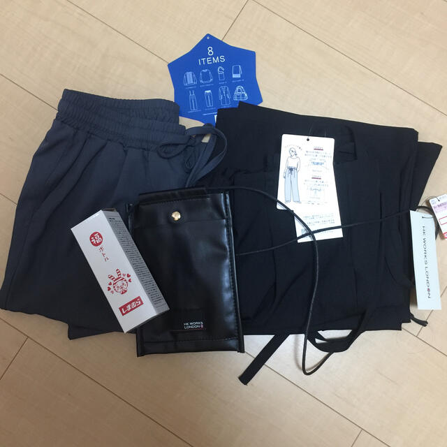 しまむら(シマムラ)の2021福袋中身3点と水筒 レディースのパンツ(その他)の商品写真
