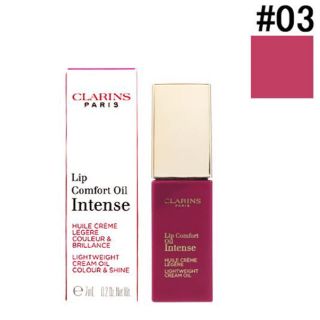 クラランス(CLARINS)の新品未使用★クラランス　リップオイル　インテンス　03 インテンス ラズベリー(リップグロス)