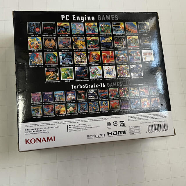 KONAMI(コナミ)のpcエンジンmini エンタメ/ホビーのゲームソフト/ゲーム機本体(家庭用ゲーム機本体)の商品写真