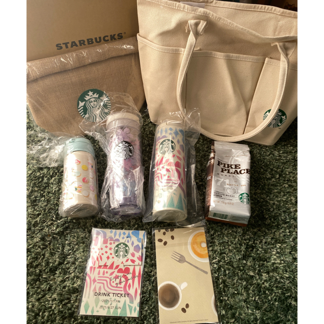 Starbucks Coffee(スターバックスコーヒー)のスターバックス　福袋　2021  抜き取りなし 食品/飲料/酒の飲料(コーヒー)の商品写真