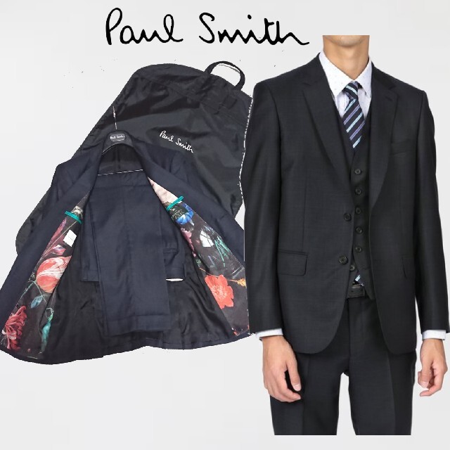 Paul Smith ドレススーツ L ダークネイビーチェック