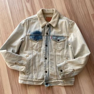 シュプリーム(Supreme)のsupreme×levis Bleached Sherpa ジャケット S(Gジャン/デニムジャケット)