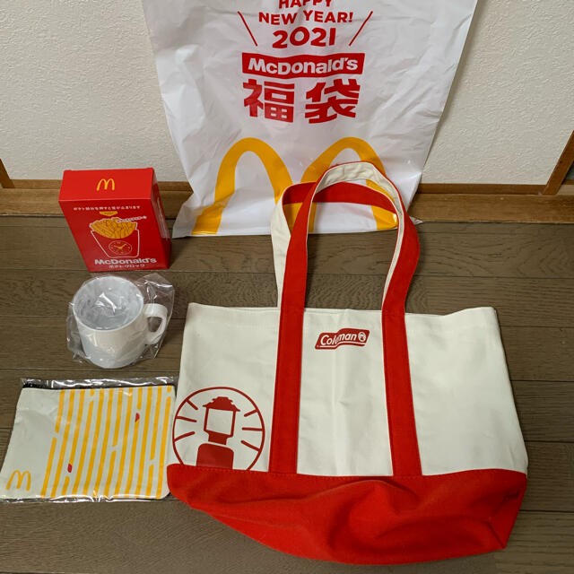 マクドナルド(マクドナルド)の2021マクドナルド福袋グッズ4点セット キッズ/ベビー/マタニティのおもちゃ(その他)の商品写真