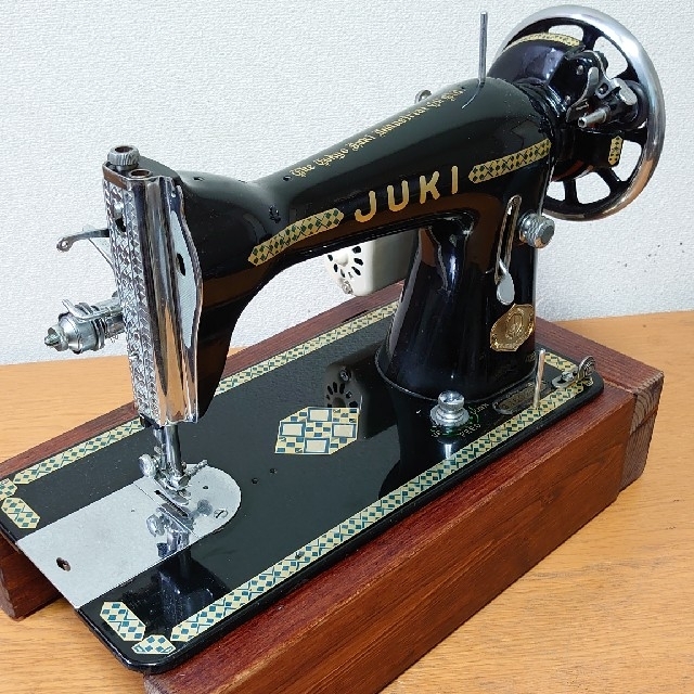 アンティークミシン ジューキ 電動モーター レザークラフト にも、どうぞ-
