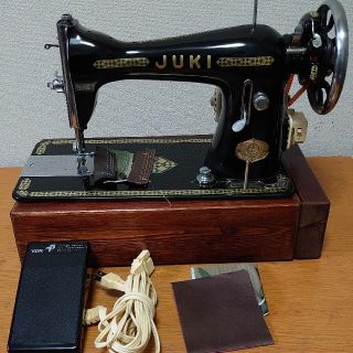 アンティークミシン ジューキ 電動モーター レザークラフト にも