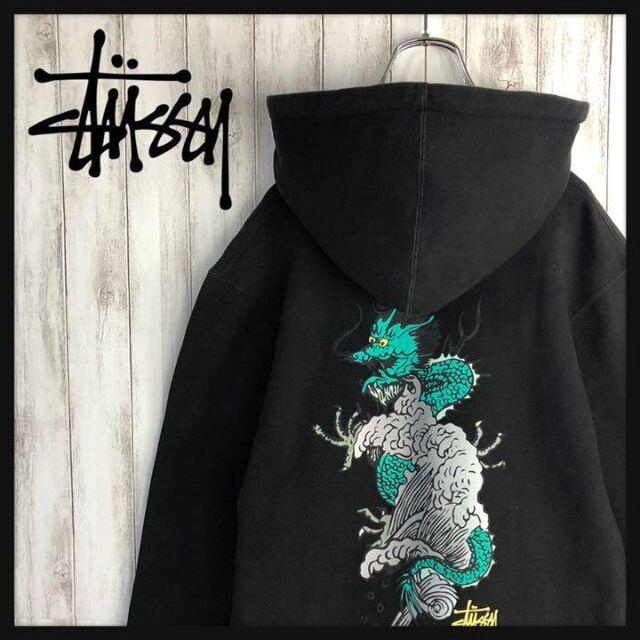 ステューシー STUSSY★レア♪デカロゴパーカー