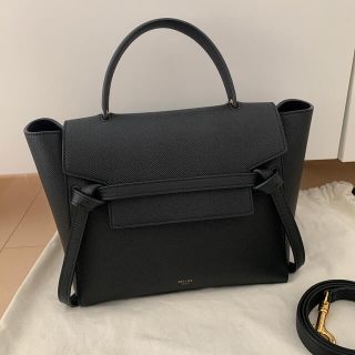 セリーヌ(celine)のセリーヌ celine ベルトバック　マイクロ　ブラック(ハンドバッグ)