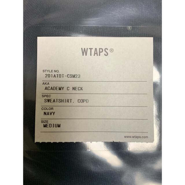 WTAPS 20SS ACADEMY CREW NECK NAVY M 新品