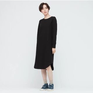 ユニクロ(UNIQLO)のユニクロ　ワッフルワンピース(ひざ丈ワンピース)