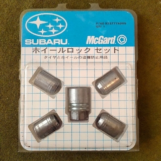 スバル(スバル)のSUBARU用マックガードホイールロックナット(セキュリティ)