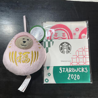 スターバックスコーヒー(Starbucks Coffee)のスターバックス  福袋　2021 手ぬぐい　ぬいぐるみ(ぬいぐるみ)