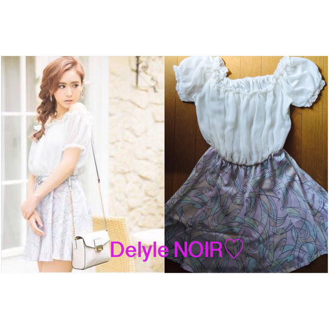 Delyle NOIR(デイライルノアール)の Delyle NOIR♡ワンピース レディースのワンピース(ミニワンピース)の商品写真