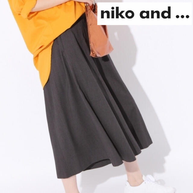 niko and...(ニコアンド)のniko and ...フレアガウチョパンツ レディースのパンツ(カジュアルパンツ)の商品写真