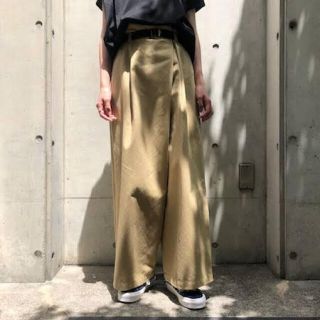 ナゴンスタンスnagonstans 裾リブパンツ チャコール S Enfold