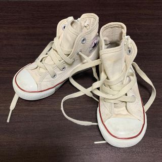 コンバース(CONVERSE)のコンバース　オールスター　キッズ　ホワイトベージュ　16cm(スニーカー)