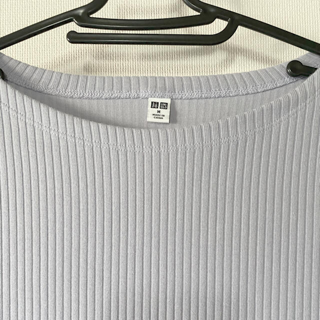 UNIQLO(ユニクロ)のユニクロ　ボートネック長袖シャツ　2枚セット レディースのトップス(Tシャツ(長袖/七分))の商品写真