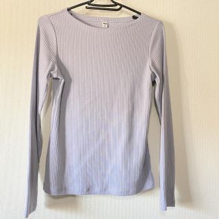 ユニクロ(UNIQLO)のユニクロ　ボートネック長袖シャツ　2枚セット(Tシャツ(長袖/七分))