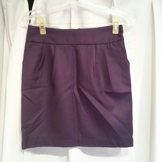 GALLARDA GALANTE(ガリャルダガランテ)のパープルタイトスカート☆ レディースのスカート(ミニスカート)の商品写真