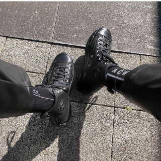 CONVERSE - [スピード発送] コンバースランスターハイク ブラック ...