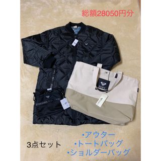 ロキシー(Roxy)の【新品・未使用】ROXY 3点セット　ＬＬサイズ(ナイロンジャケット)