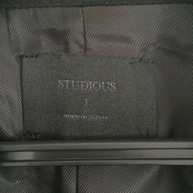 STUDIOUS(ステュディオス)の美品！STUDIOUS ライダースジャケット コート ステュディオス Sサイズ メンズのジャケット/アウター(ライダースジャケット)の商品写真