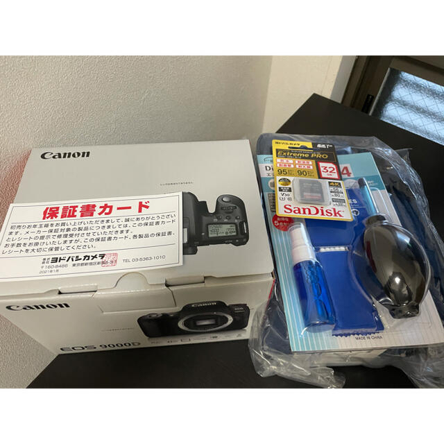 新品保証付　Canon EOS 9000D