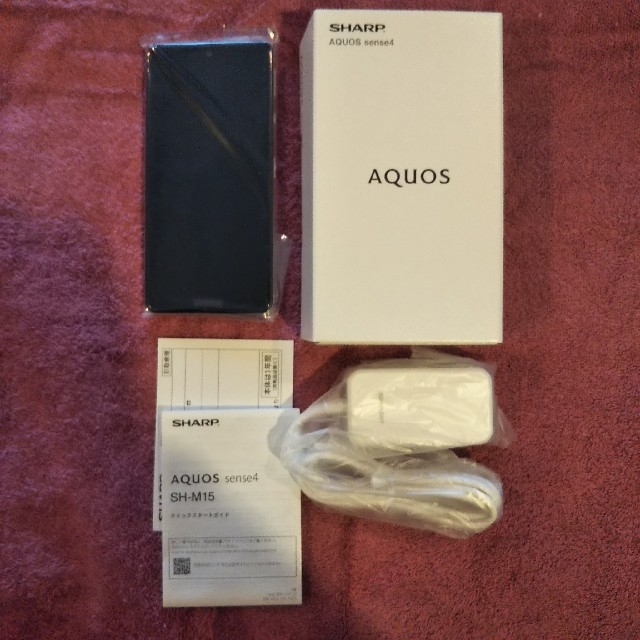 新品未使用　SIMフリー　AQUOS sense4 シルバー　SH-M15