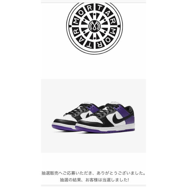 NIKE SB DUNK LOW PRO COURT PURPLE 26.5