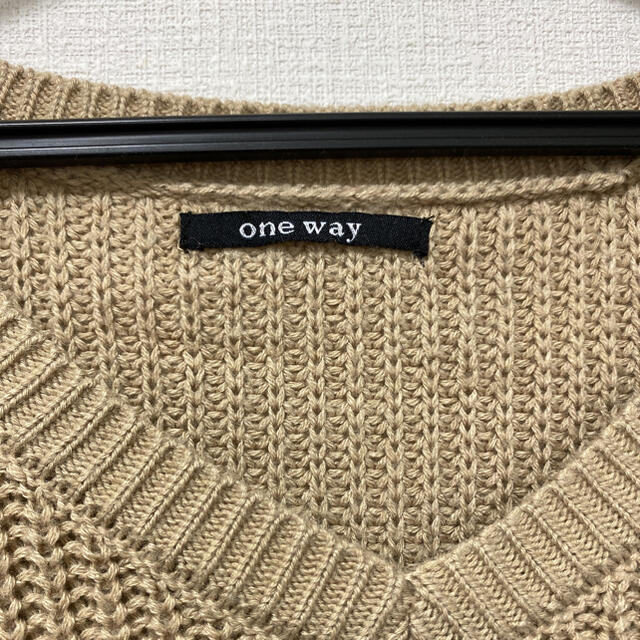 one*way(ワンウェイ)のone way Vネックニット レディースのトップス(ニット/セーター)の商品写真