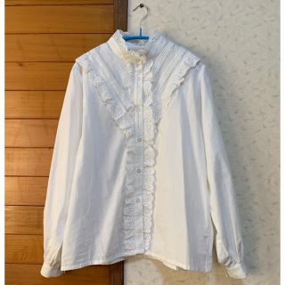 フリークスストア(FREAK'S STORE)のレーススタンドカラーブラウス(シャツ/ブラウス(長袖/七分))