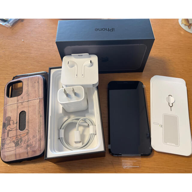 iPhone11Pro 256GB スペースグレー Apple交換品 ケース付き