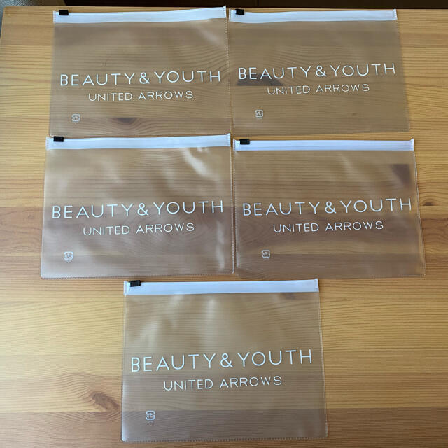 BEAUTY&YOUTH UNITED ARROWS(ビューティアンドユースユナイテッドアローズ)のビューティ　小分けバッグ☆5枚組み レディースのバッグ(ショップ袋)の商品写真