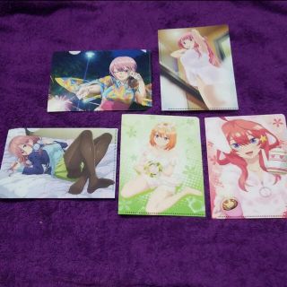 コウダンシャ(講談社)の【リクエスト出品♡】五等分の花嫁 ミニクリアファイル 5人 フルコンプ(キャラクターグッズ)