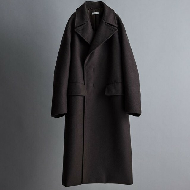 リドム　SUPER140S OFFICER COATチェスターコート