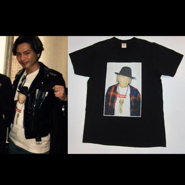 Supreme(シュプリーム)の登坂着 SUPREME Neil Young Tシャツ Lサイズ黒 シュプリーム メンズのトップス(Tシャツ/カットソー(半袖/袖なし))の商品写真