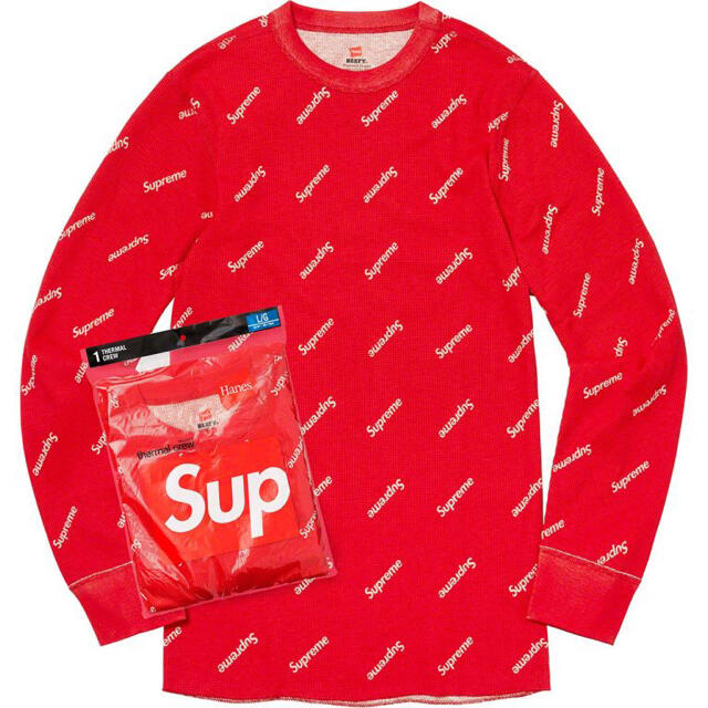 Supreme(シュプリーム)のシュプリーム  サーマルクルー　L 新品未使用 メンズのトップス(Tシャツ/カットソー(七分/長袖))の商品写真