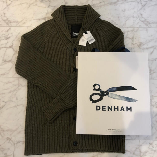 DENHAM(デンハム)の［新品：Lサイズ］※期間限定1月末まで出品※ DEMHAM ニットカーディガン メンズのトップス(ニット/セーター)の商品写真