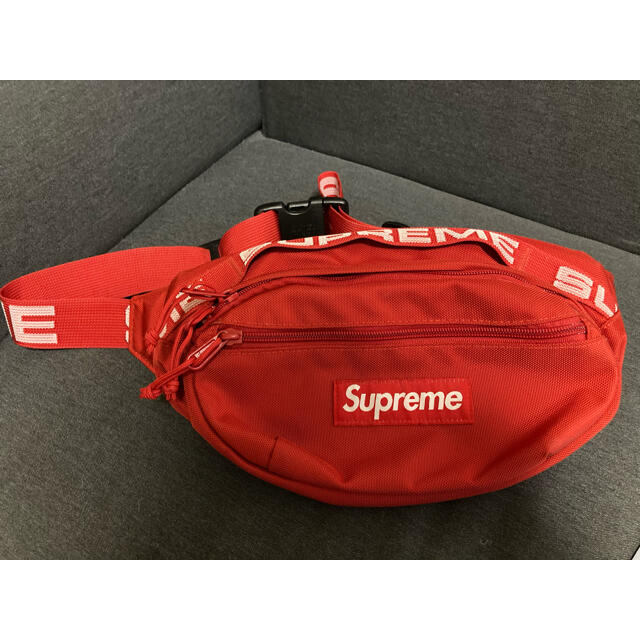 メンズSupreme 18ss Waist Bag Red