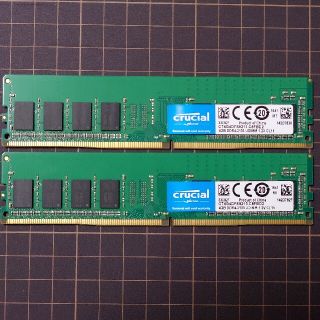 crucial メモリ ddr4-2133 8gb(4gbx2)(PCパーツ)