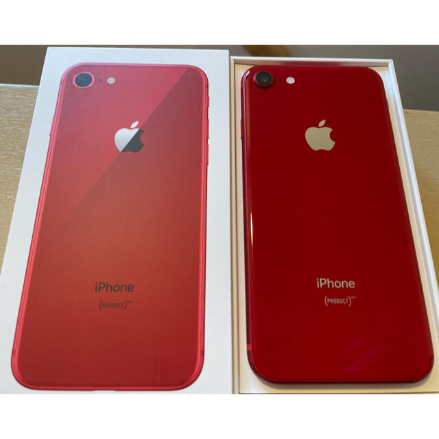 【simフリー】iPhone8 64GB 赤/RED