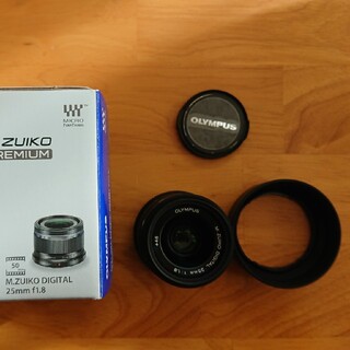 オリンパス(OLYMPUS)のM.ZUIKO DIGITAL 25mm F1.8 単焦点レンズ(レンズ(単焦点))