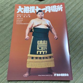 大相撲　パンフレット　令和二年11月場所　新品　未使用　雑誌　翔猿 (趣味/スポーツ)