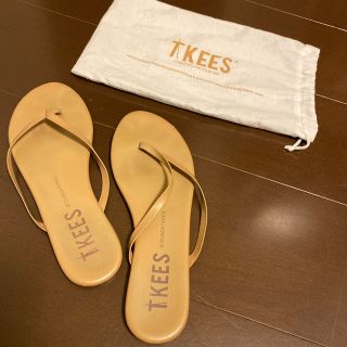 ビューティアンドユースユナイテッドアローズ(BEAUTY&YOUTH UNITED ARROWS)のTKEES レザービーチサンダル   ベージュ(サンダル)