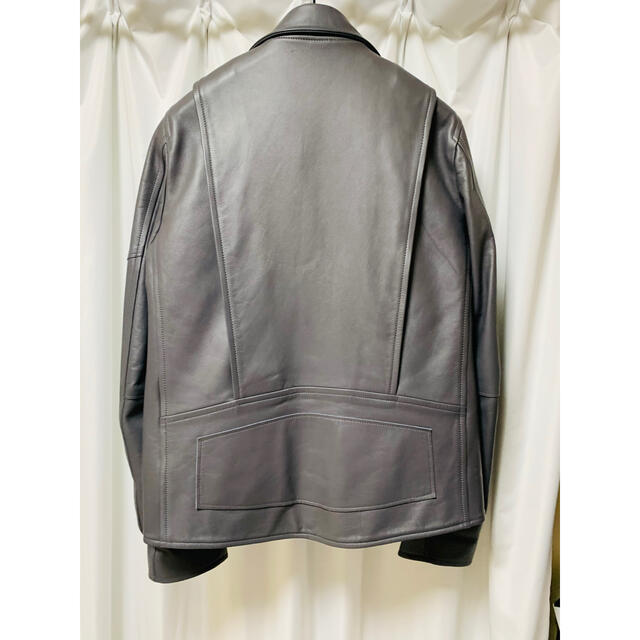 sacai(サカイ)のsacai ライダースジャケット（グレー） メンズのジャケット/アウター(ライダースジャケット)の商品写真